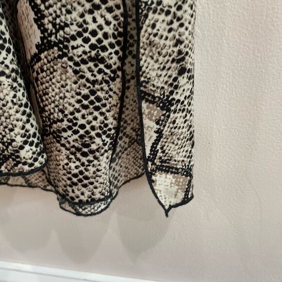 See You Monday Snake Print Slip Midi Dress Size Small - Picture 7 of 12